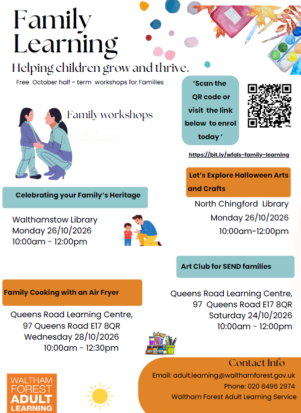 October Family Learning Offer